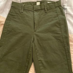 Gap Olive Skinny Pants